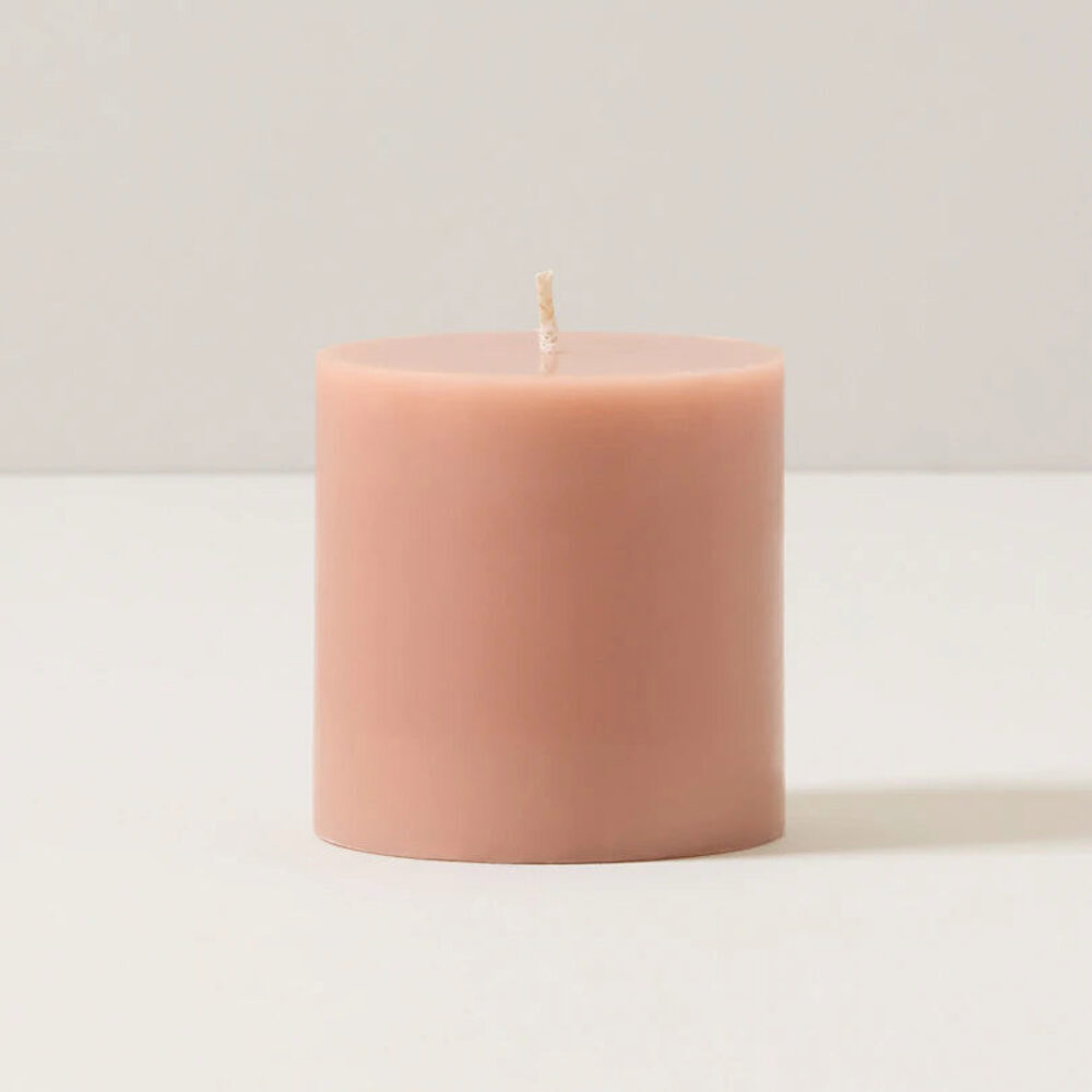 Pillar Candle - 3x3 - BLUSH